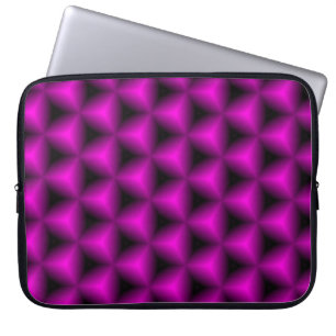 Abstract purple geometric background.abstract, art laptop sleeve