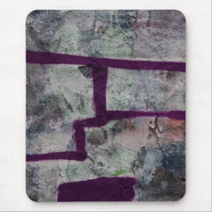 Abstract purple graffiti mouse mat