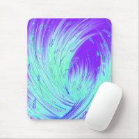 Abstract purple green Enchanted Garden