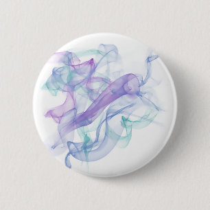 Abstract Purple Haze 6 Cm Round Badge