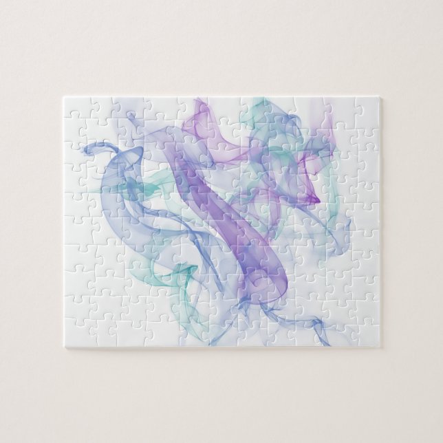 Abstract Purple Haze Jigsaw Puzzle (Horizontal)