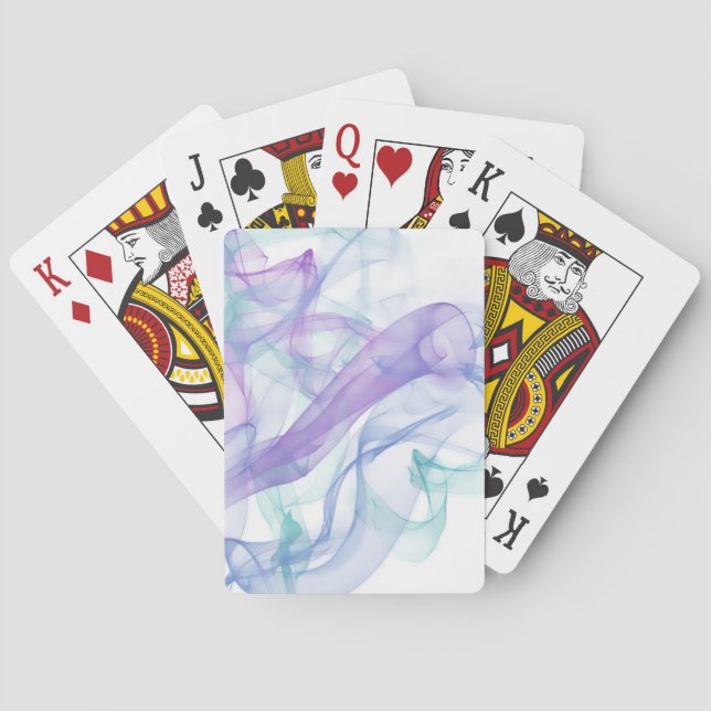 Abstract Purple Haze Playing Cards (Back)