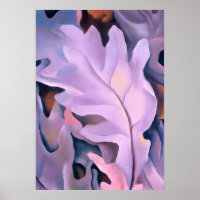 Abstract | Purple Leaves | Georgia O'Keeffe