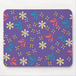 Abstract Purple Mouse Pad