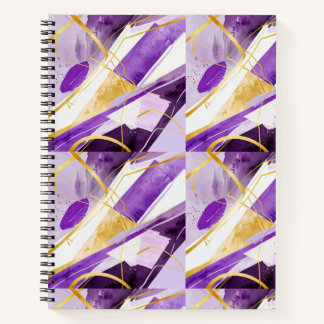 Abstract purple  notebook