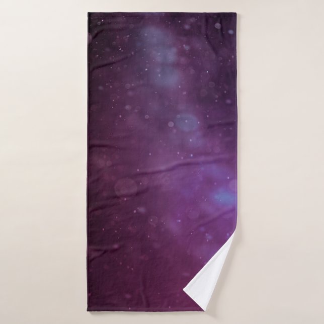 Abstract purple pattern background bath towel (Bath Towel)
