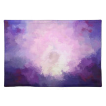 Abstract Purple Place-mats 20" x 14"