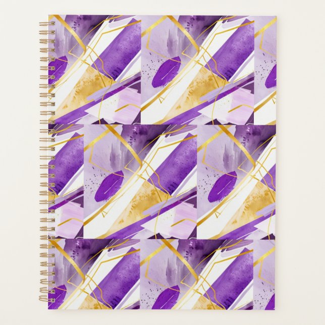 Abstract Purple Planner (Front)