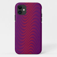   Abstract Purple & Red Psychedelic Stripes Trippy