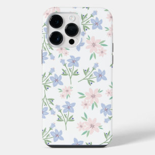 Abstract Purple Wildflower iPhone 14 Pro Max Case