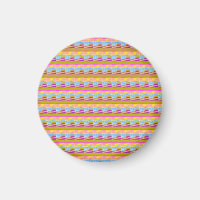 Abstract Purple Yacht Magnet