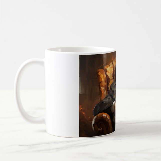 Abstract Putin Art Mug (Left)