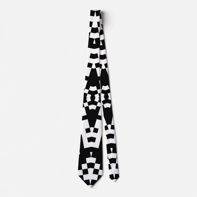 Abstract QR Code neck tie (Front)