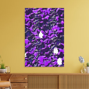 Abstract Quantum Landscape Design Canvas Print