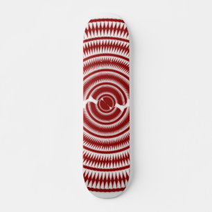 Abstract Radial Design: Skateboard