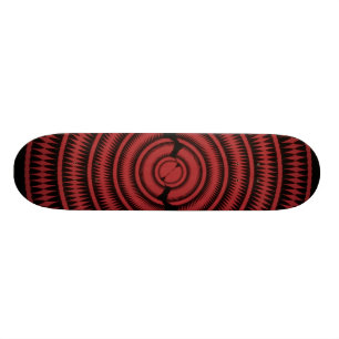 Abstract Radial Design: Skateboard