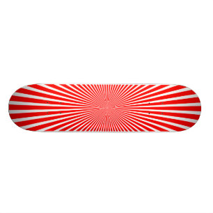 Abstract Radial Design: Skateboard