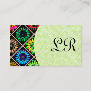 Abstract Radiant Flowers Surreal Bloom/ Specialist Business Card