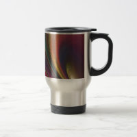 Abstract Rainbow Aluminium Travel Mug