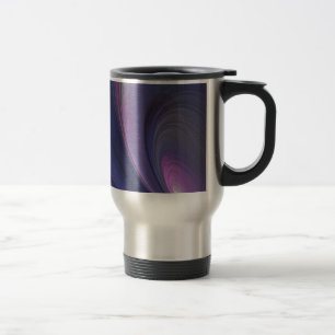 Abstract Rainbow Aluminium Travel Mug