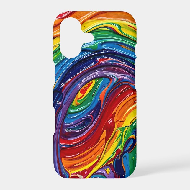Abstract Rainbow Arc Bridge iPhone Cases (Back)