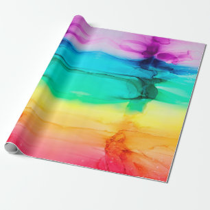 Abstract rainbow colorful background, wallpaper. wrapping paper