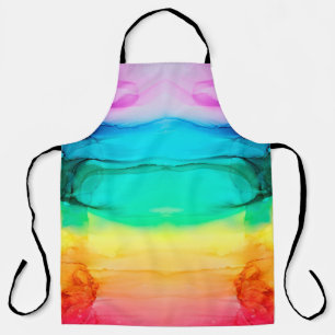 Abstract rainbow colourful background, wallpaper.  apron