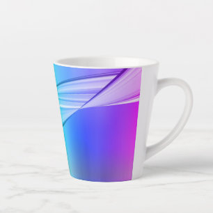 Abstract Rainbow Colours Background 10717 Latte Mug