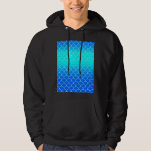 Abstract Rainbow Fish Scales Hoodie