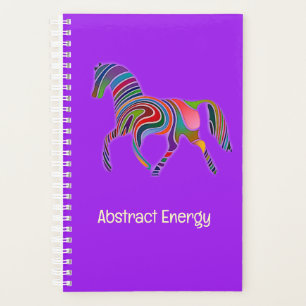 abstract rainbow horse planner