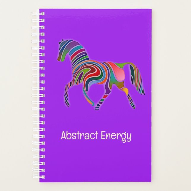 abstract rainbow horse  planner (Front)