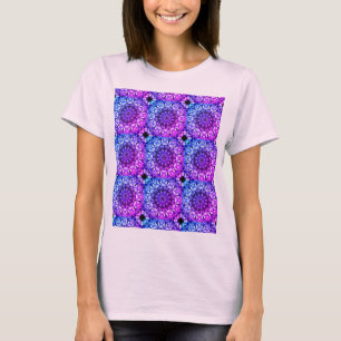 Abstract Rainbow Hydrangea Flowers T-Shirt