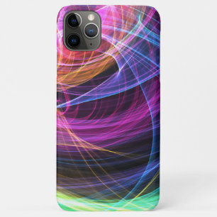 Abstract Rainbow lights vortex lights iPhone 11 Pro Max Case