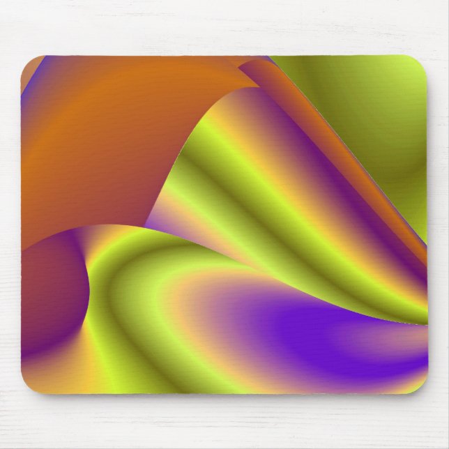 Abstract Rainbow Mouse Mat (Front)