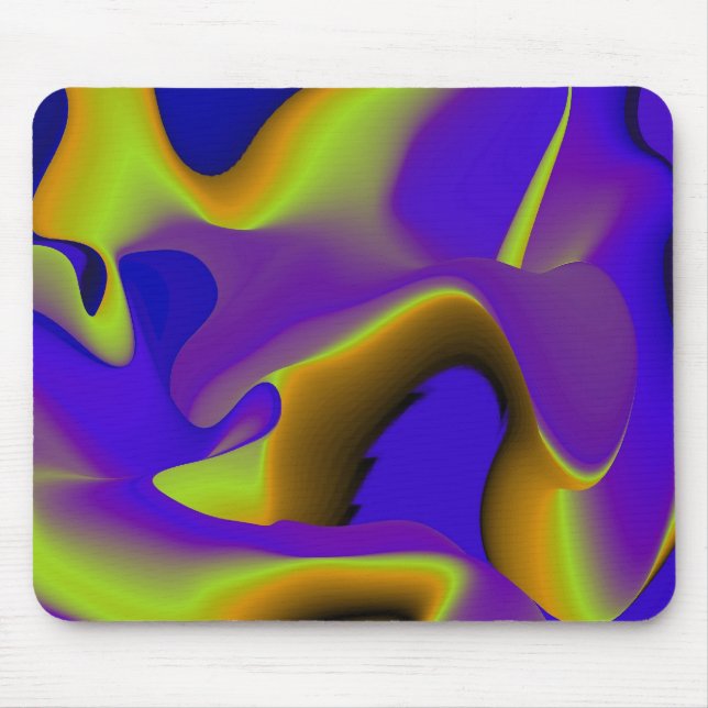 Abstract Rainbow Mouse Mat (Front)