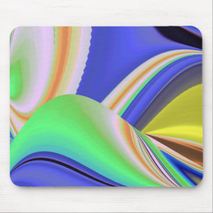 Abstract Rainbow Mouse Mat
