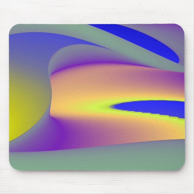 Abstract Rainbow Mouse Mat (Front)