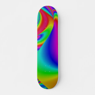 Abstract Rainbow Skateboard