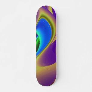Abstract Rainbow Skateboard