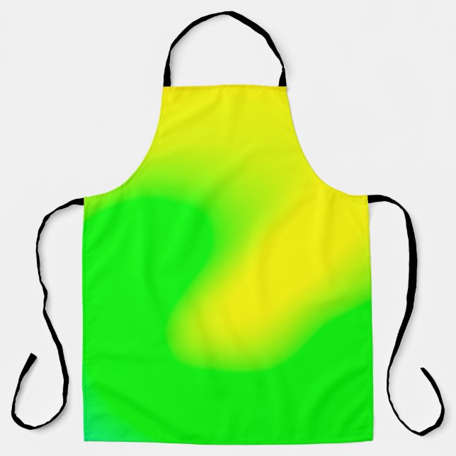 Abstract rainbow soft cloud background in pastel c apron (Front)
