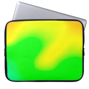Abstract rainbow soft cloud background in pastel c laptop sleeve