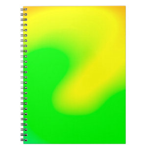Abstract rainbow soft cloud background in pastel c notebook