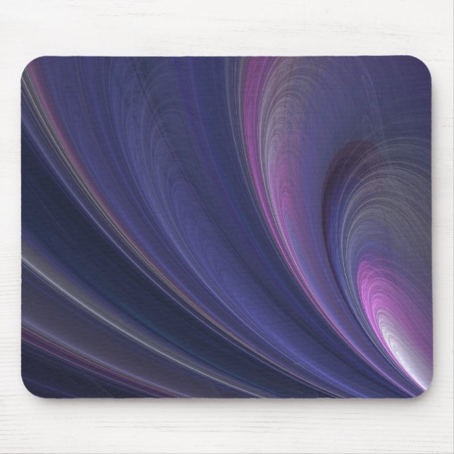 Abstract Rainbow Swirl Mouse Pad (Front)