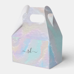 Abstract Rainbow Texture Favour Box