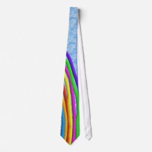 Abstract Rainbow Tie