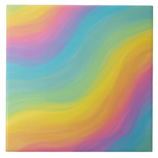 Abstract Rainbow Tile