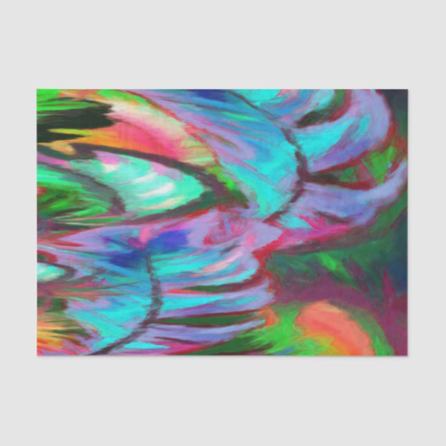Abstract Rainbow Tissue Paper (Front)