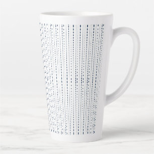 Abstract Raindrops Latte Mug