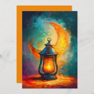 Abstract Ramadan Crescent هل هلالك يا رمضان Invitation