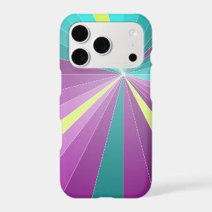 Abstract rays Colorful vibrant Geometric Funky